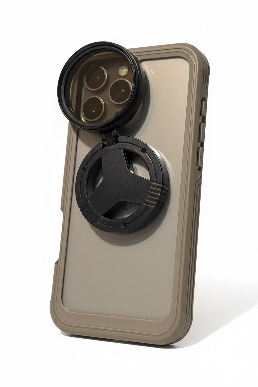 Filtre CPL 52 mm réglable pour smartphone – Kit magnétique MagSafe