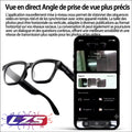 Lunettes Connectées Intelligentes – Caméra HD, Traduction IA & Audio Bluetooth